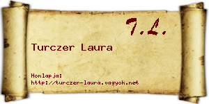 Turczer Laura névjegykártya